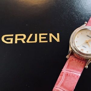 GRUEN Interchangeable Dial and Strap Wrist Watch